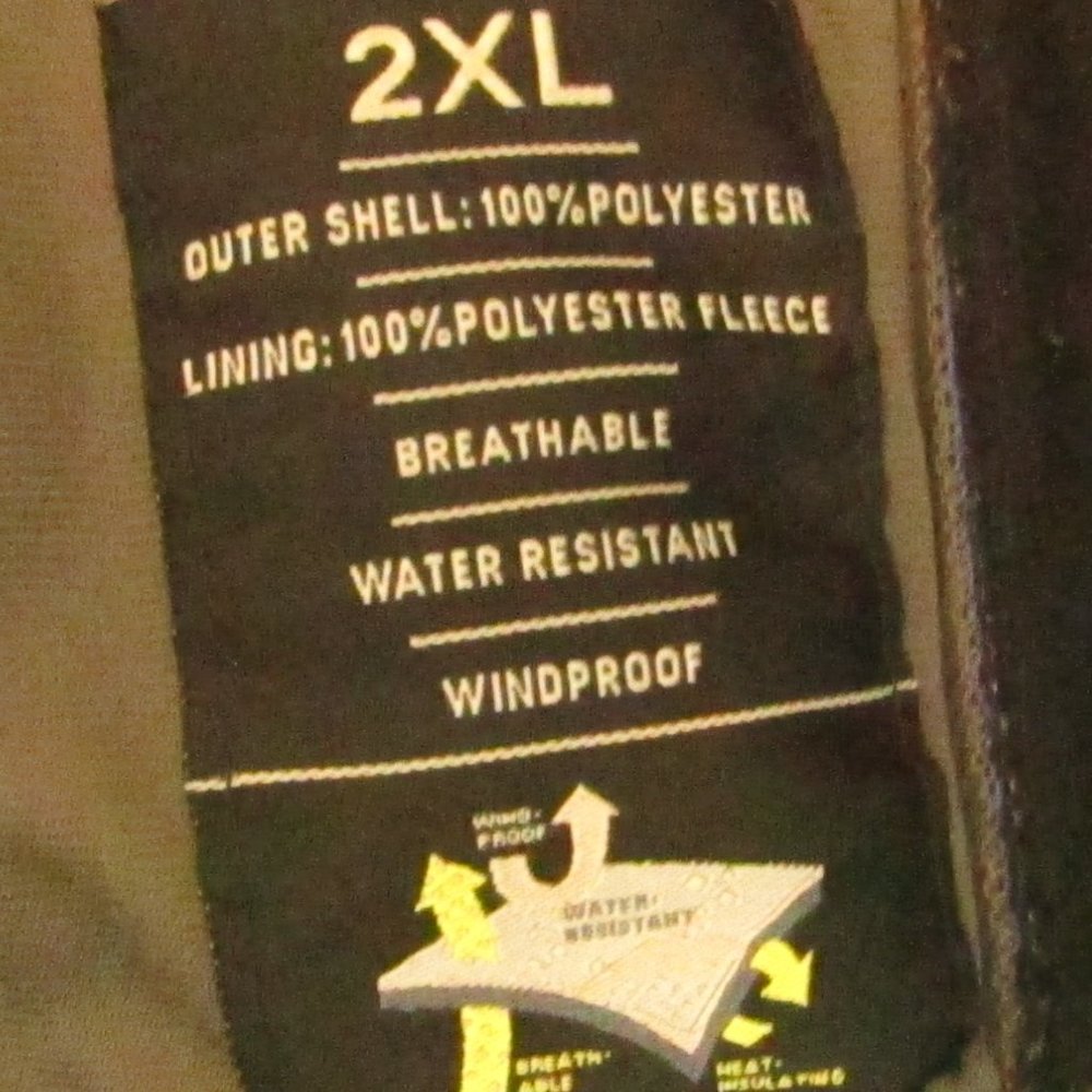 Blue | Menards | XXL | Jacket | Warm | Windproof | Water Resistant - Picture 4 of 8